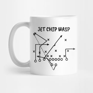 Jet Chip Wasp Special Football Play Football Art Sports Art Mug